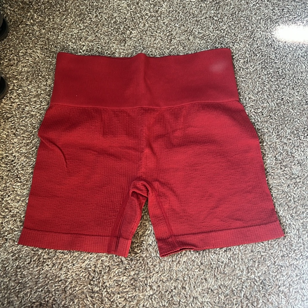 Colsie Red Ribbed Set - Picture 5 of 6